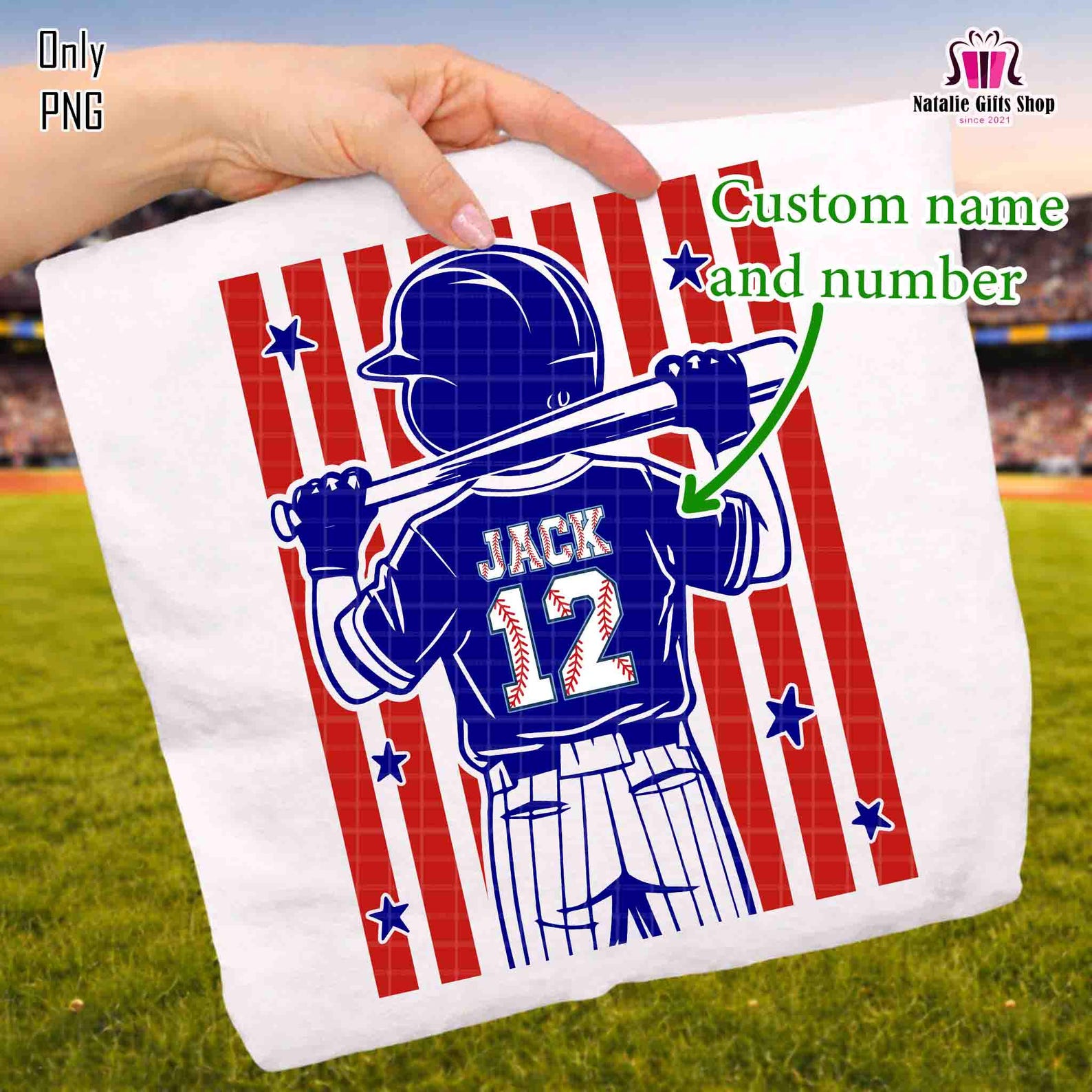Personalized Baseball Png, Custom Baseball Name, Custom Number Png ...