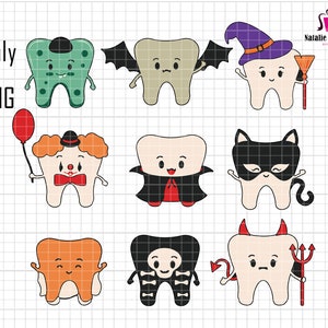 Dentist Character Png, Halloween Dentist Png, Retro Halloween Png, Dental Assistance, Cute Ghost Teeth Png, Trick Or Teeth , Dentist Witch