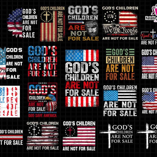 Gottes Kinder Png Bundle, stehen nicht zum Verkauf Png, Gott Png, USA Flagge Png, Jesus Png, Christliche Zitate Png, Rettet unsere Kinder, Menschenrechte