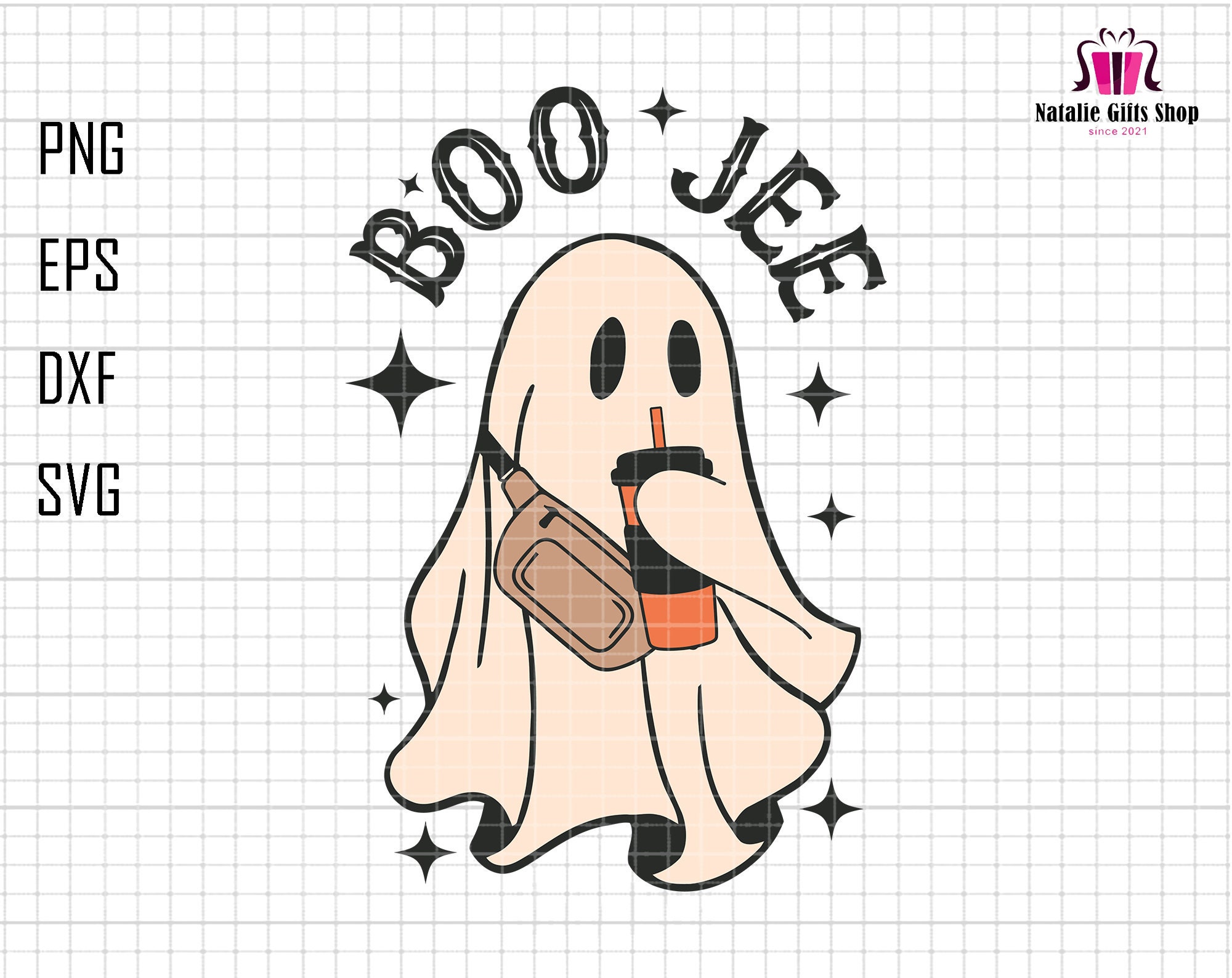  Boo-Jee Spooky Season Retro Ghost Western Halloween Boujee  Sweatshirt : Clothing, Shoes & Jewelry