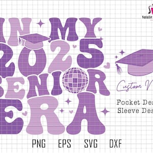 Personalized Teacher Svg, In My 2025 Senior Era Svg, Retro Teacher Svg, Back To School Svg, Teacher Era Svg, Senior 2025 Svg, Class Of 2025