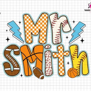 Personalisierter Lehrer Png, Benutzerdefinierter Lehrername Png, Benutzerdefinierter Schülername Png, Zurück in der Schule Png, Erster Schultag Png, Schule Sublimation