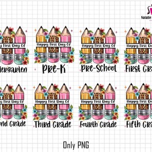 Back to School Png Bundle Preschool Png Back to School Png - Etsy