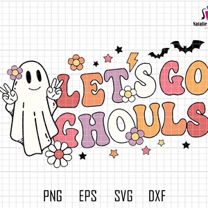 Halloween let's go ghouls HTV Heat Transfer Vinyl – Southern Gem Creations