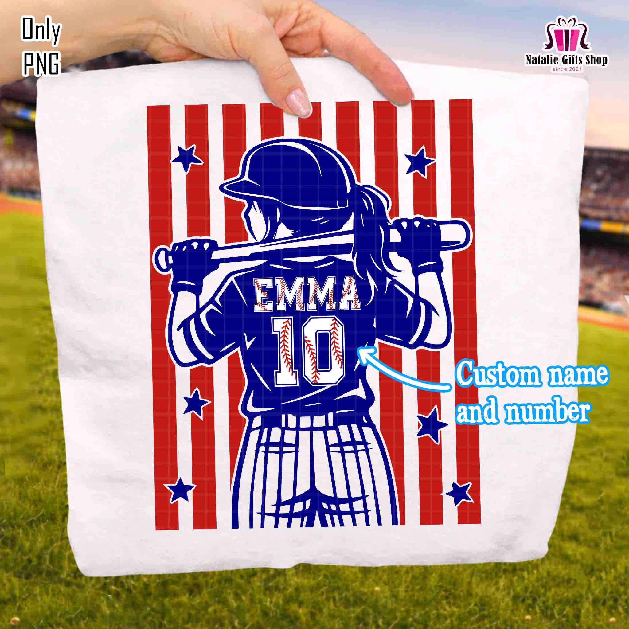 Personalized Baseball Png, Custom Baseball Name, Custom Number Png ...