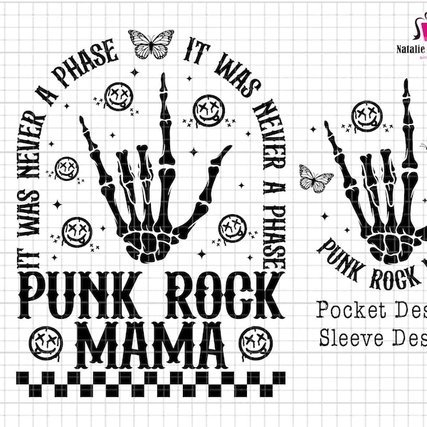 Punk Rock Mama Svg, It Was Never A Phase Svg, Motherhood Tour Svg, Rocking Mama Svg, Elder Emo Svg, Funny Mom Svg, Sarcasm Svg, Milf ClubSvg