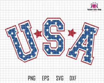 USA Svg Png, Cuatro de julio Svg, USA Varsity Svg, America Svg, Patriotic Svg, America Flag Png, Independence Day Svg, Freedom Svg, Usa Flag