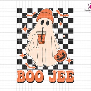 Boo Jee Svg, Boo Drink Water, Boojee Ghost Svg, Cute Ghost Svg, Spooky Pumpkin Svg, Halloween Shirt Svg, Fall Retro Halloween, Geruit