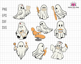 Dentist Svg Bundle, Trick Or Teeth Svg, Halloween Dentist Svg, Spooky Dental Assistance, Dental Hygienist, Pediatric Dentist,Funny Halloween