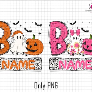 Personalizado Boo Halloween Png, Spooky Pumpkin Png, Custom Halloween Png, Boo Boo Crew Png, Niños y Niñas Halloween Png, Little Of Monster
