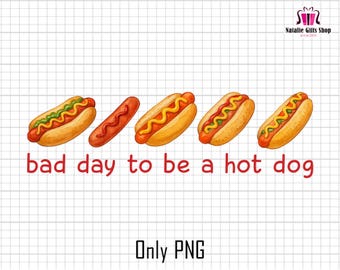 ホットドッグには最悪の日 PNG、7月4日の面白い画像 PNG、レトロなホットドッグの面白い画像 PNG、愛国的なパーティーのPNG、アメリカのPNG、戦没者追悼記念日、ホットドッグ好き
