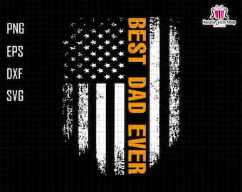 Bester Dad aller Zeiten, amerikanische Flagge Dad SVG, bester Dad aller Zeiten Flaggen-Svg, Fourth Of Juli svg, Dad-Svg, Grunge-Flagge-Svg, US-Flagge-Svg, bester Dad-Svg