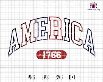 America Svg Png, Varsity America Svg, Merica Varsity Svg, Independence Day Svg, 4th of July SVG, Fourth of July svg, America 1766, USA Svg