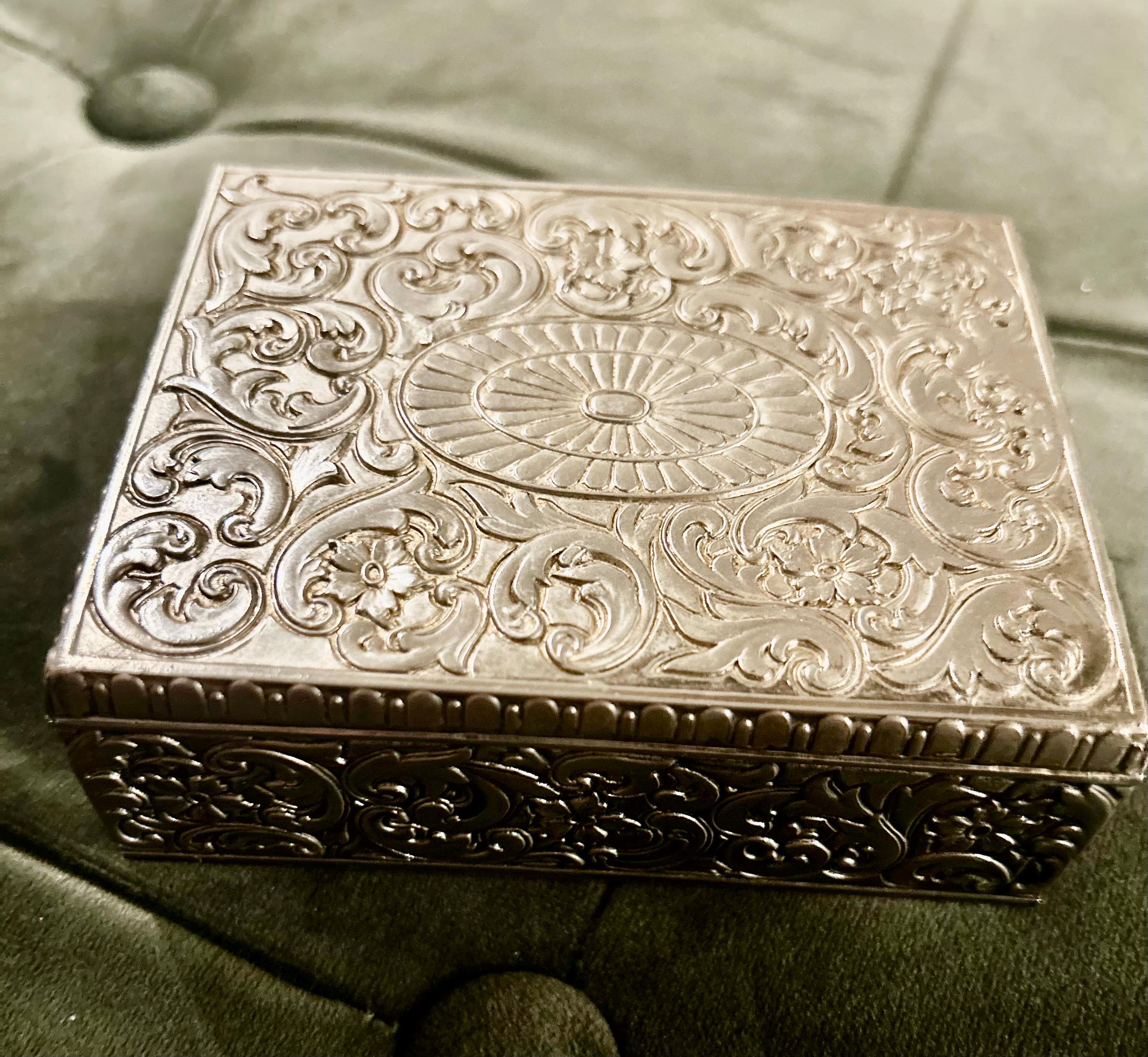 【GODINGER】 ビクトリアンのジュエリーボックス【シルバープレート】 GODINGER】 ビクトリアンのジュエリーボックス【シルバープレート】