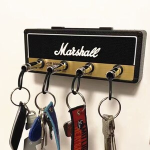 STL file Marshall inspired Key Holder 🔑・Design to download and