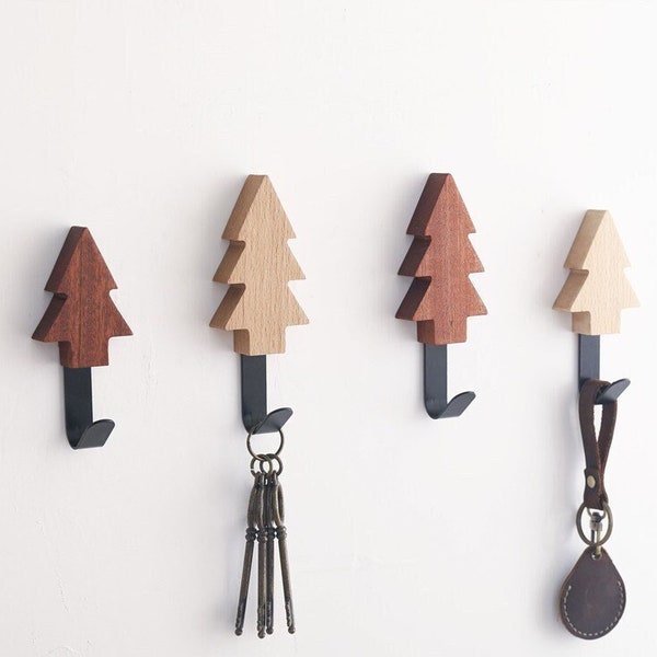 diy wooden key holder for wall