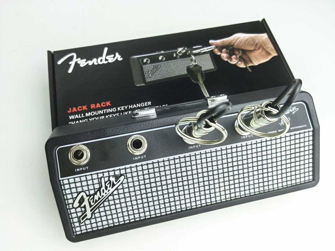 Fender Key Holder for Wall Retro Entryway Guitar Keychain Etsy
