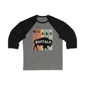 Wij zijn Buffalo Unisex Baseball Tee met 34 mouwen