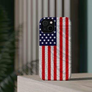 American Flag Customized MagSafe Tough Cases