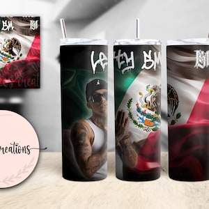 Lefty SM Tumbler With Mexican Colors and Flag 20oz 