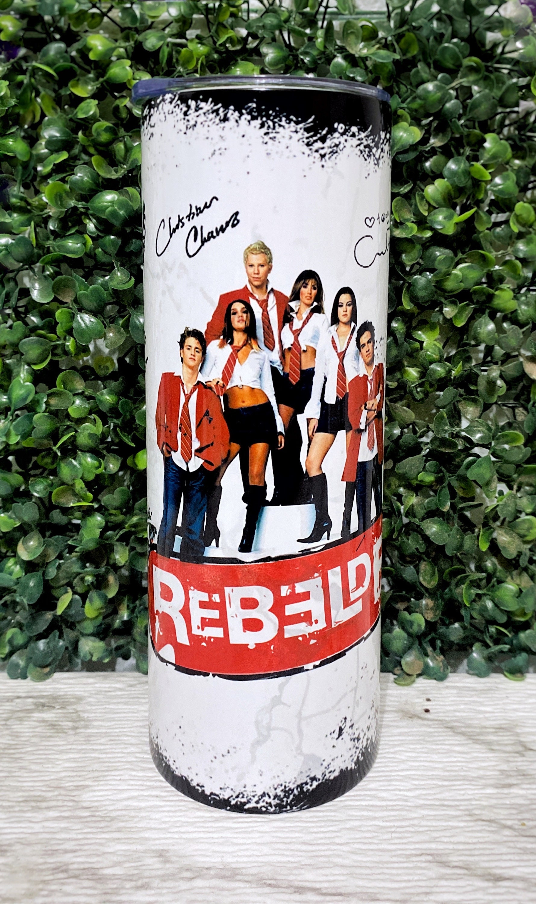 RBD Rebelde Metal Tumbler 20oz For Cold & Hot Drinks, Coffee Cup