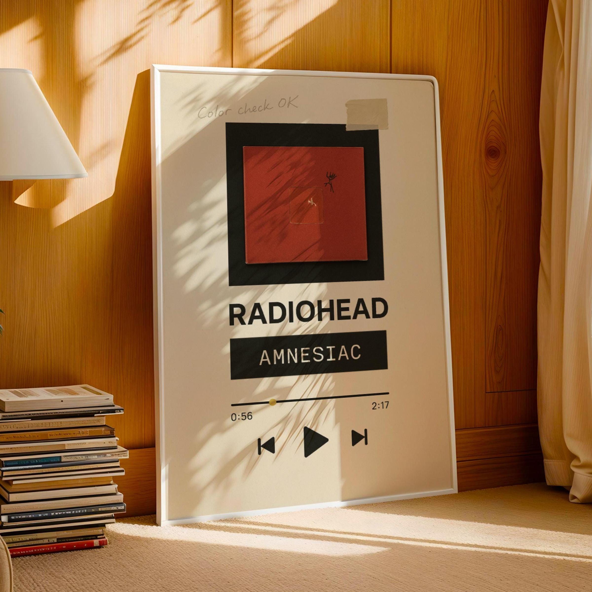 Radiohead Amnesiac - Etsy