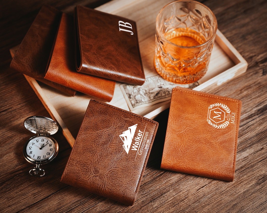 Portafoglio Regalo Papà Portafoglio Uomo Personalizzato Con