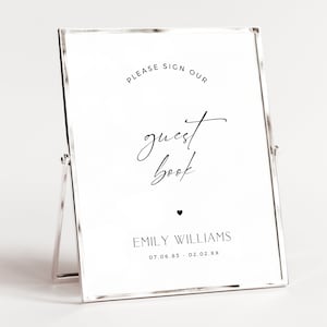 Funeral Guest Book Sign, INSTANT DOWNLOAD, Celebration of Life, Loving ...