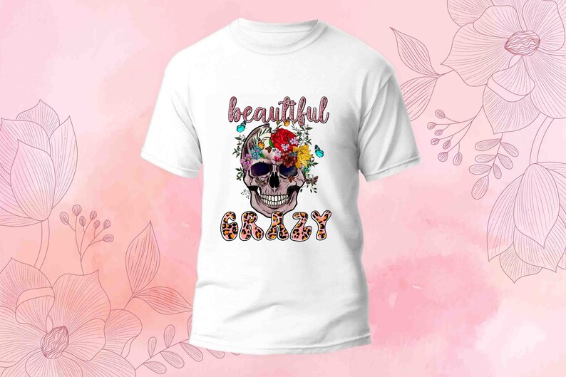 Beautiful Crazy Skull Png, Flower Skull Png, Beautiful Crazy Skull ...