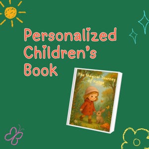 Custom Storybook for Kids – Magical Forest Quest – Personalized Children’s Book – Gift for Girls & Boys