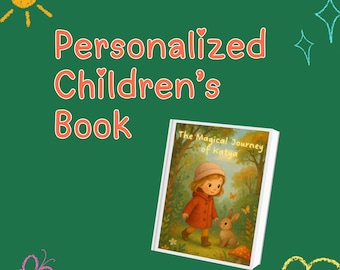 Custom Storybook for Kids – Magical Forest Quest – Personalized Children’s Book – Gift for Girls & Boys