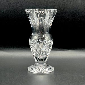 Vintage Small Cut Crystal Pineapple shaped posy Vase - Elegant Cut Glass Floral Arrangement Holder