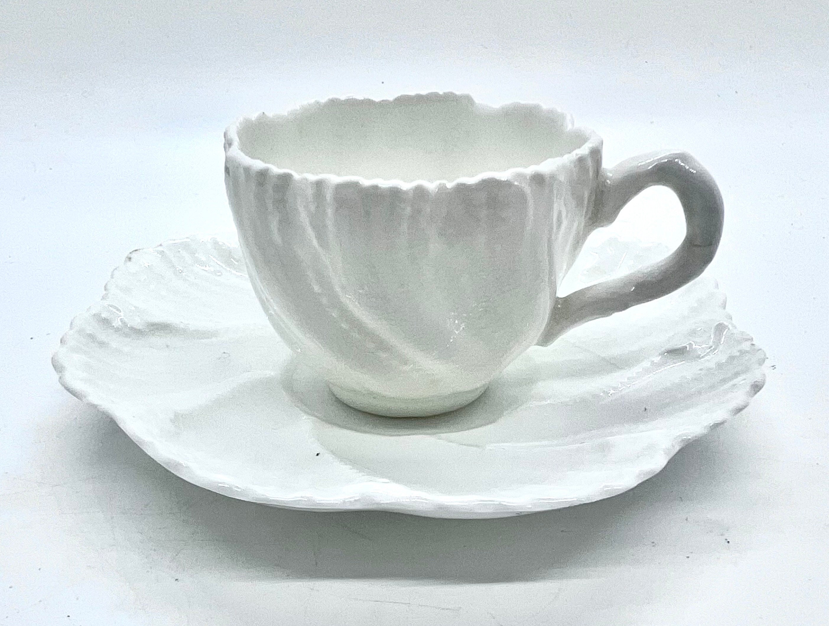 ANTIQUE Porcelain Cup and Saucer, Coalport Small Cup and Saucer