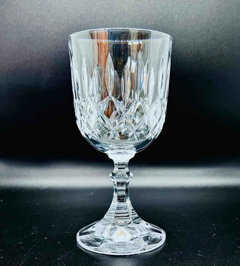 BOHEMIA CRYSTAL GLASSES Vintage Bohemian Cut Crystal White Wine or