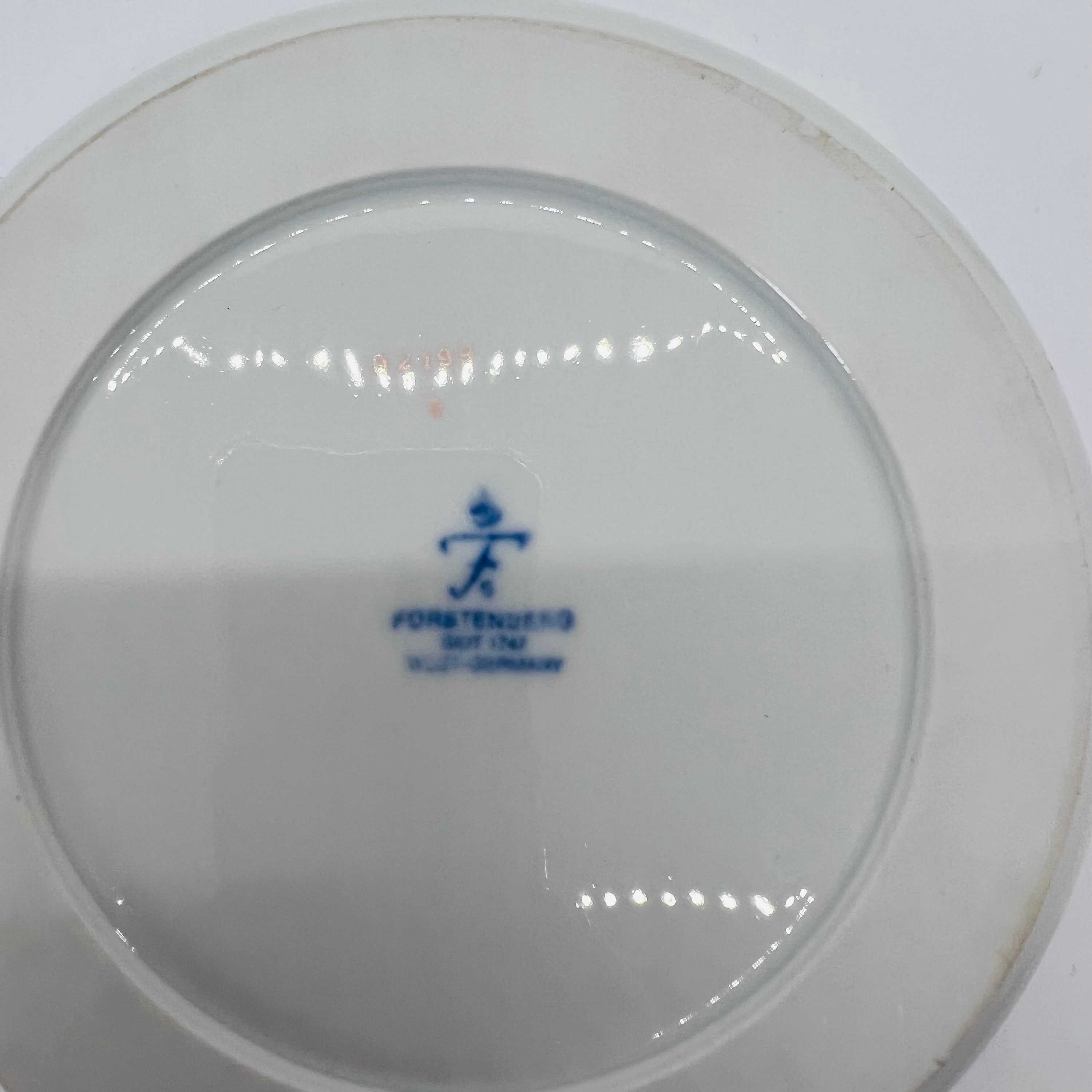 Vintage Furstenberg Porcelain Round Tray, Made in Germany. Handpainted ...