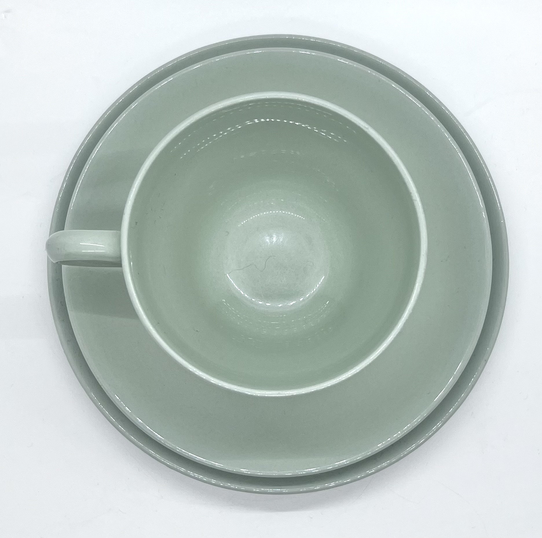 Antique Spode Bone China Teaset: Flemish Green Trio - Etsy
