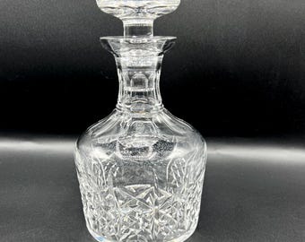 Vintage Edinburgh Crystal Decanter: Highlander Pattern Wine Spirit