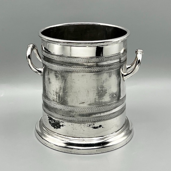SILVER-PLATED WINE Cooler by James Dixon & Sons, Antique Bottle