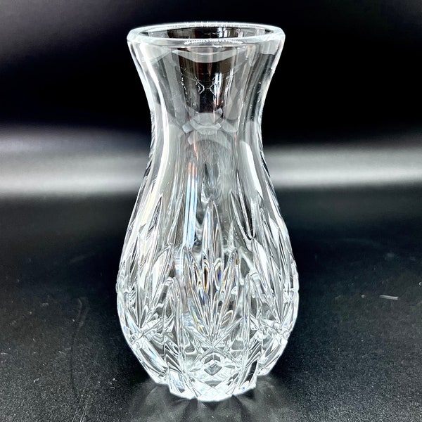 Small Crystal Vase Etsy
