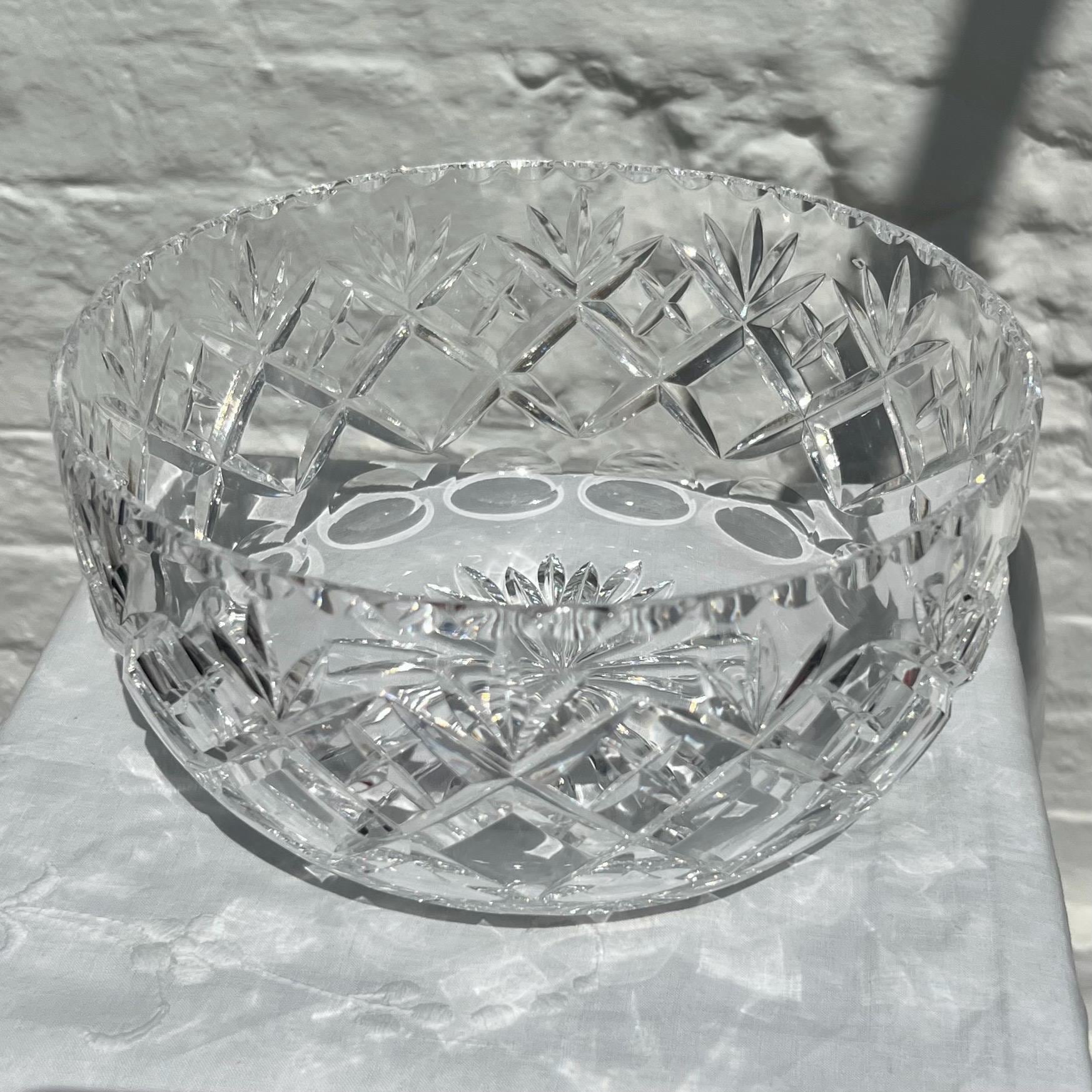 トーマスウェッブ ボウル＆ソーサー GT09A /Thomas Webb Webb Crystal Bowl - Etsy