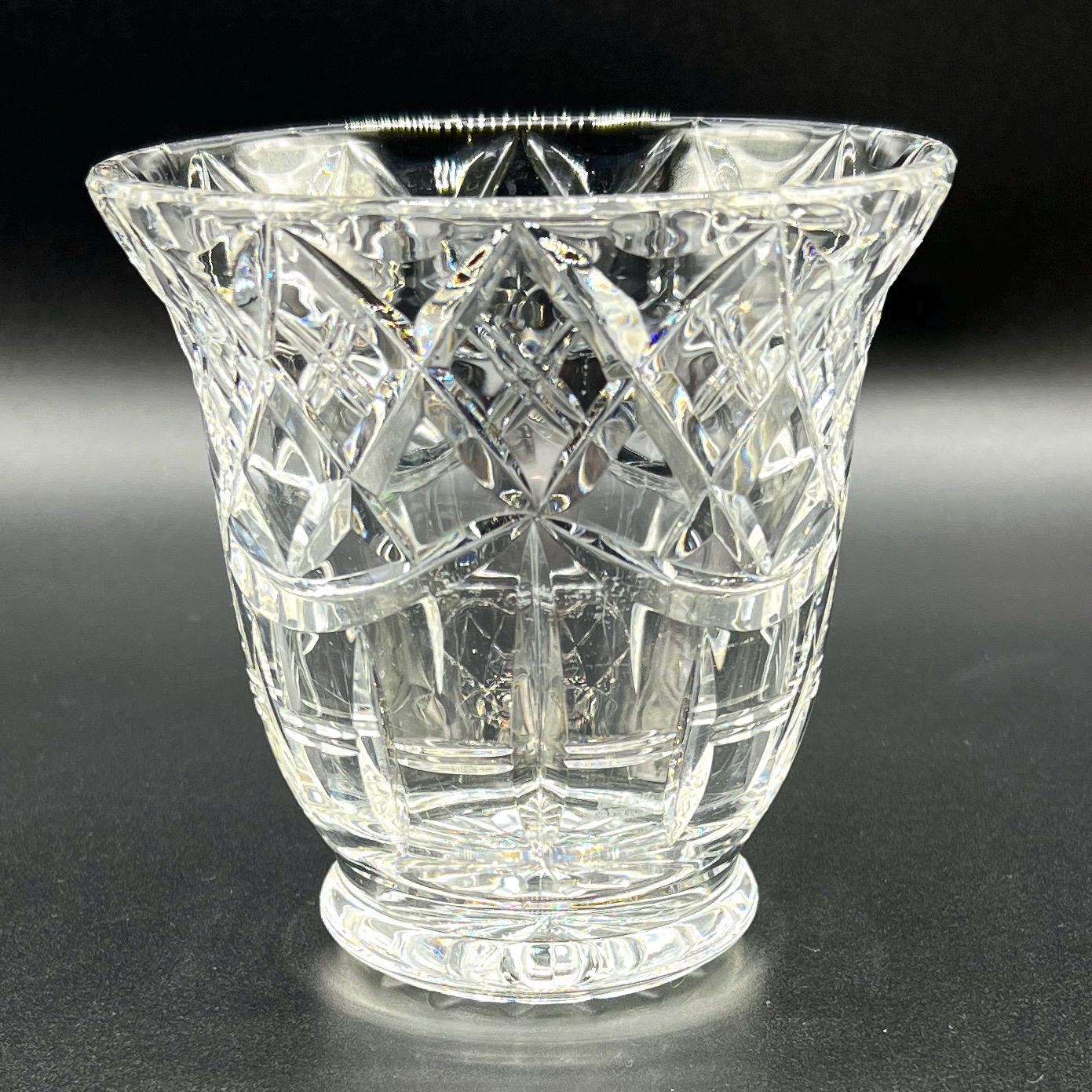 Royal Brierley Crystal Vase - Etsy