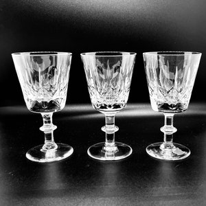 Kieliszki do sherry z kryształu Vintage Cut Crystal - Royal Brierley Ascot, zestaw 3 szt.