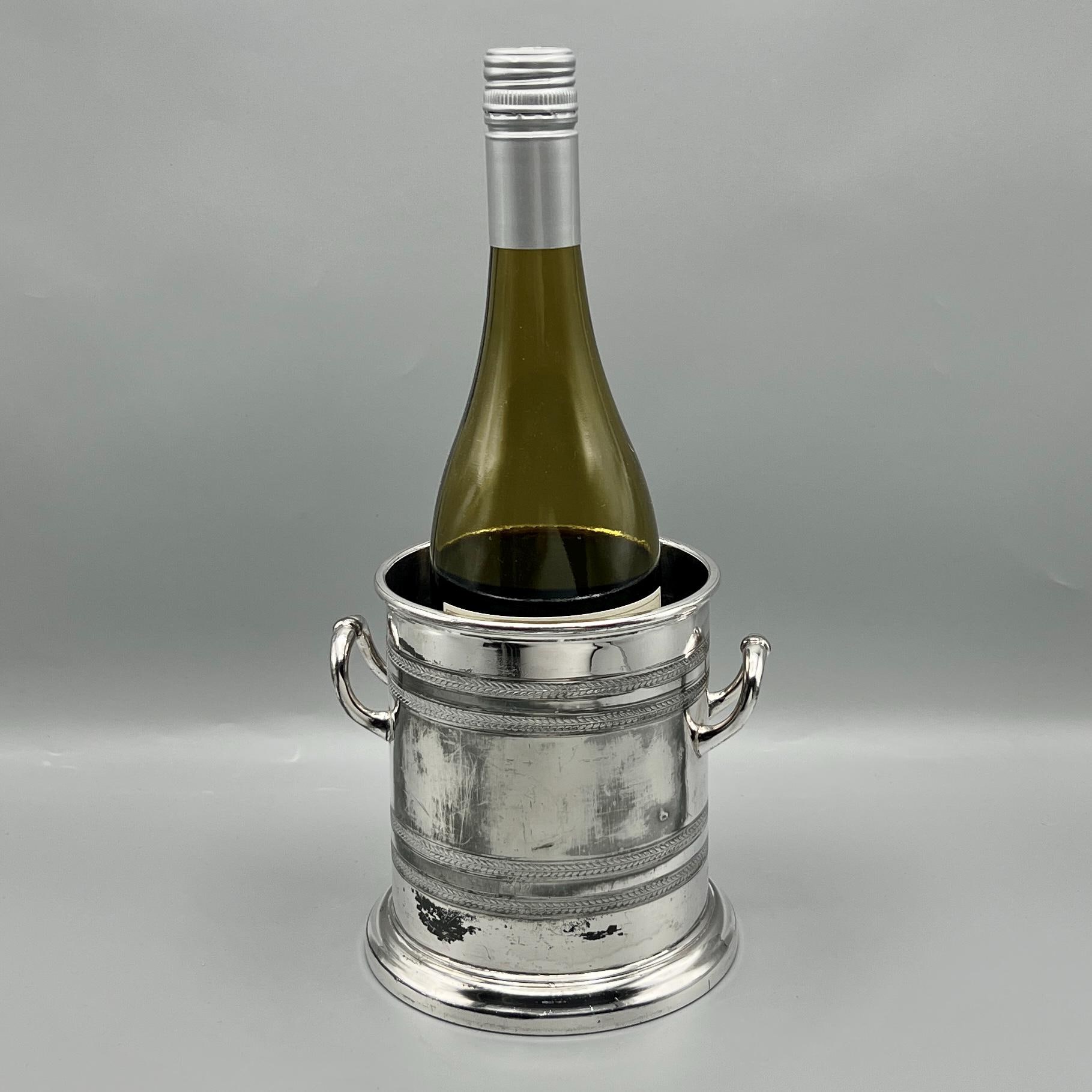 SILVER-PLATED WINE Cooler by James Dixon & Sons, Antique Bottle
