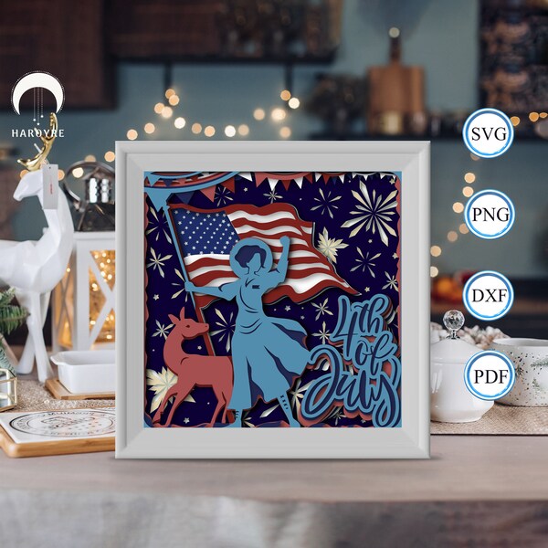 4th Of July Firework shadow box svg, Firework paper cut light box, shadow box template for Cicut DIY, 3D light box SVG handmade 4th Of July Firework shadow box svg, Firework paper cut light box, shadow box template for Cicut DIY, 3D light box SVG handmade