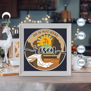 Shadow Box 3D, pour Silhouette, fichiers pour cricut, Svg de papier cartonné, modèle de papier découpé 2