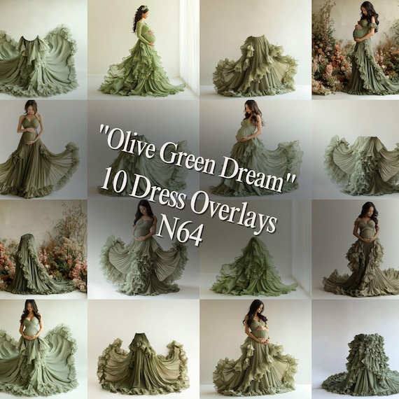 Olive Green Dress Background, Digital Dress Overlays, Maternity Gown Backdrop, Pregnancy Fine Art, Flying Fabric Olive Green Dress Background, Digital Dress Overlays, Maternity Gown Backdrop, Pregnancy Fine Art, Flying Fabric