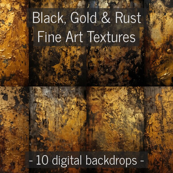 Gold and Black Digital Backdrop, Maternity Backdrop Overlay, Studio Backdrop Overlay, Photography Overlay, Fine Art Textures, Gold Textures