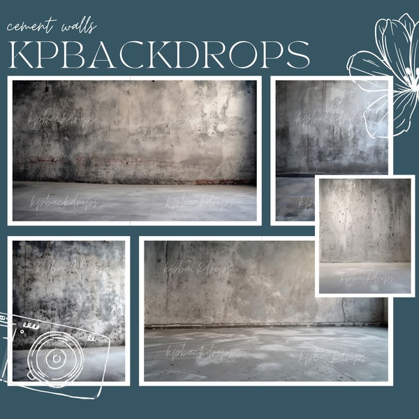 Cement Texture Wall Digital Backdrops, Maternity Backdrop Overlay, Studio Backdrop Overlay, Photography Overlay, Fine Art Textures W15