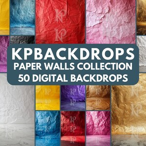 Paper Walls Collection Digital Backdrop, Mutterschafts Foto Backdrop, Wand Hintergrund, Studio Photoshop Verbundstoff, Paper Room Overlay W16