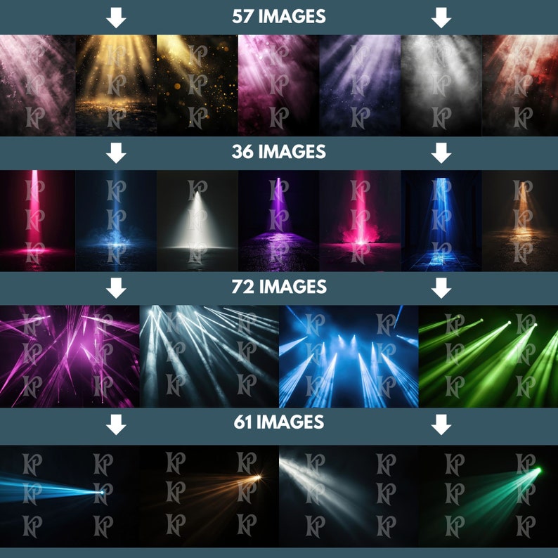 2600 Lights Background Overlays Mega Bundle, Stadium Spotlight Rays ...